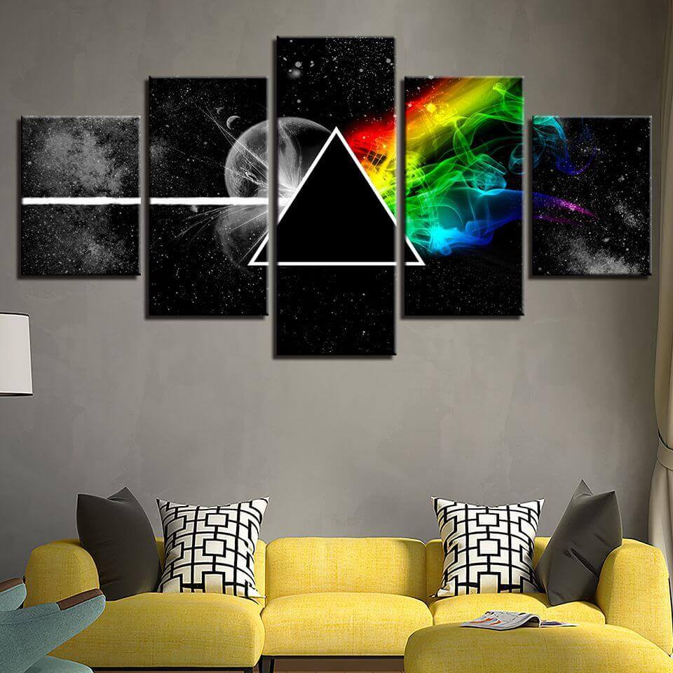 5 Pieces Rick And Morty Paintings Canvas Wall Art Modular Pictures Home Decor