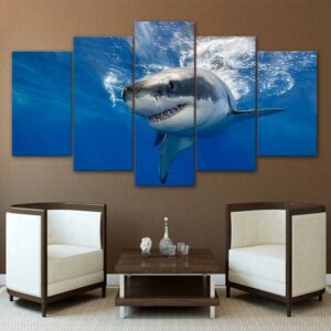 Underwater Shark Wall Art HD