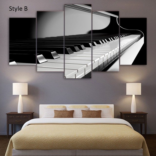 Relaxing Piano Wall Art HD