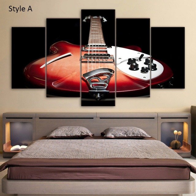 guitar wall art, boys decor, boys room wall art, kids room decor, boys bedroom ideas, boys room decor, girls room decor, music wall art, cool wall art