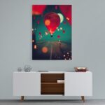 Dreamy Art – Hot air balloon wall art
