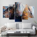 Abstract Elephant painting canvas wall art