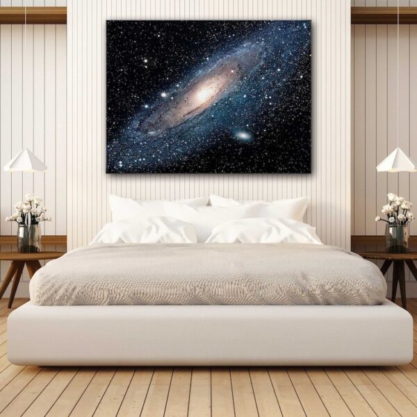 Andromeda Galaxy Space Canvas Wall Art