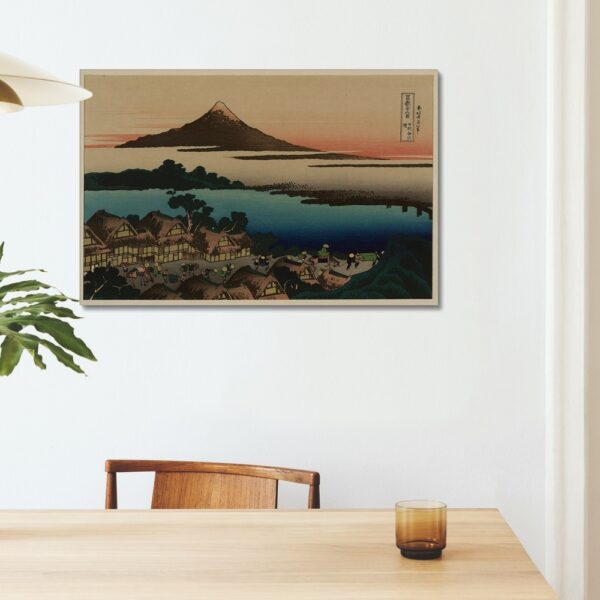 Dawn at Isawa Mount Fuji by Hokusai Japanese Canvas Art Print