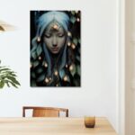 Forest Elf Fantasy Art Painting on Canvas Wall Art