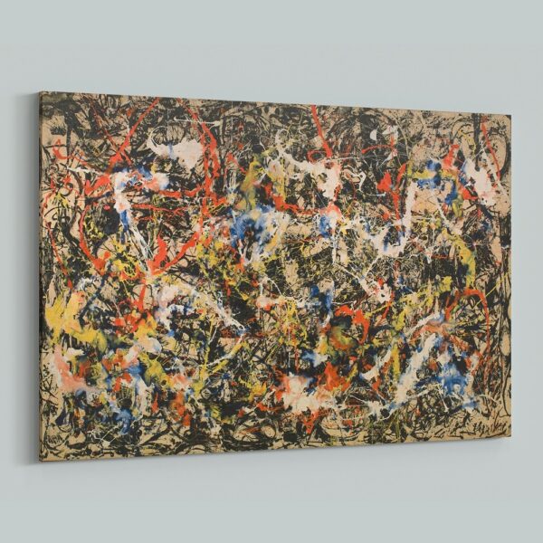 Jackson Pollock Convergence 1952 Expressionism Canvas Wall Art