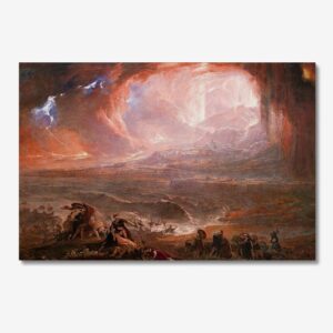 John Martin’s The Destruction of Pompeii and Herculaneum 1822 canvas art