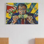 Money Motivation – The Wolf of the Wall Street Painting Canvas Art