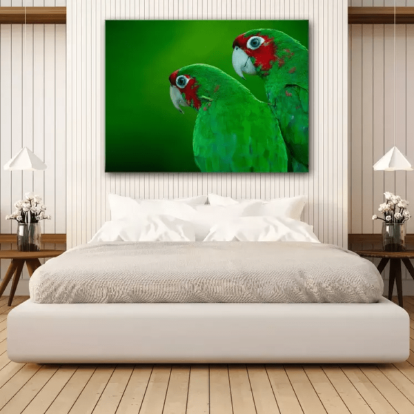 Red Crowned Parrot Canvas Print
