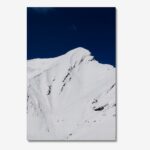 Snowy mountains of Peru canvas print