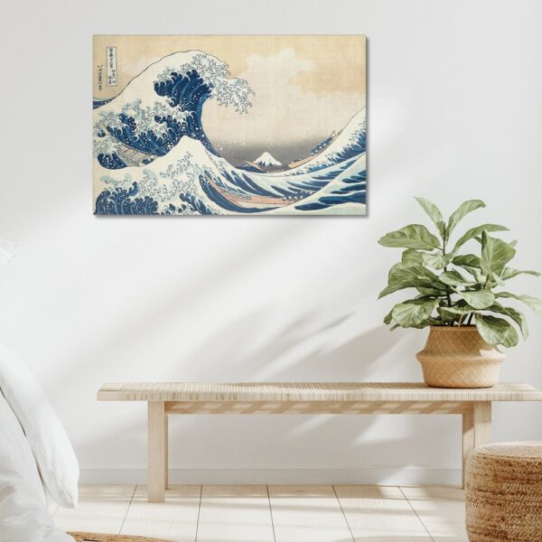 The Great Wave off Kanagawa Japanese Art by Hokusai Canvas Art