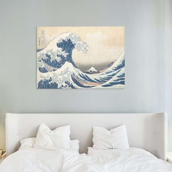 The Great Wave off Kanagawa Japanese Art by Hokusai Canvas Art