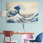 The Great Wave off Kanagawa Japanese Art by Hokusai Canvas Art