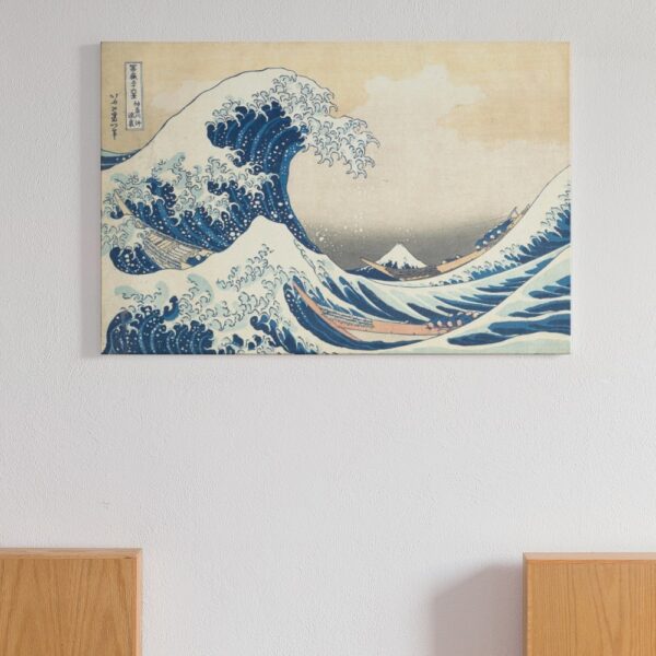 The Great Wave off Kanagawa Japanese Art by Hokusai Canvas Art