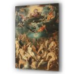 The Last Judgment and The Seven Deadly Sins Painting on Canvas Wall Art