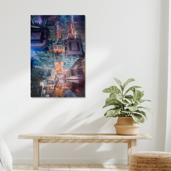 Tokyo Cityscape Aerial view to streets Canvas Print