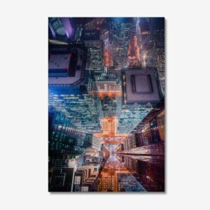 Tokyo Cityscape Aerial view to streets Canvas Print