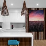Wheat field painting canvas wall art