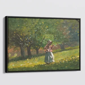 Girl with Hay Rake