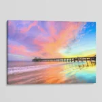 Sunset Pier Beach California