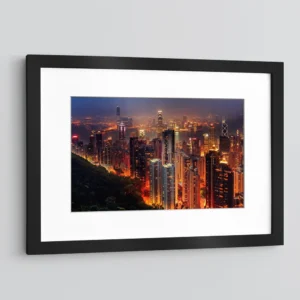 Victoria Harbour Hong Kong Skyline