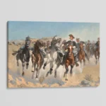 Dismounted – The Fourth Troopers Moving the Led Horses