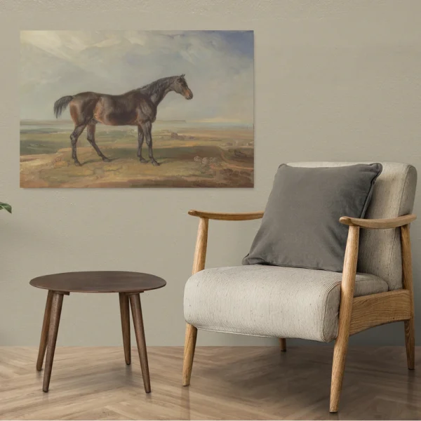 Horse in Meadow Painting