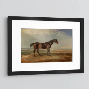 Horse in Meadow Painting