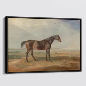 Horse in Meadow Painting