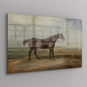 Horse in Meadow Painting