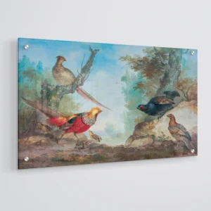 Pheasants Birds Painting