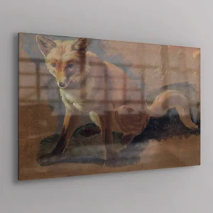 Vintage Fox Painting