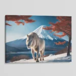 White Lion on Mount Fuji