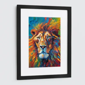 Colourful Lion